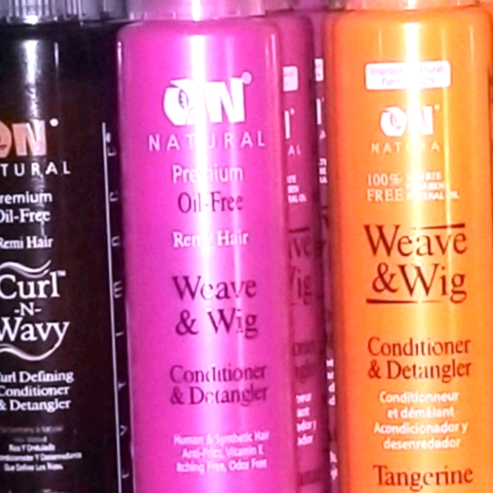 3 Pack ON Natural Weave & Wig Conditioner 4 oz